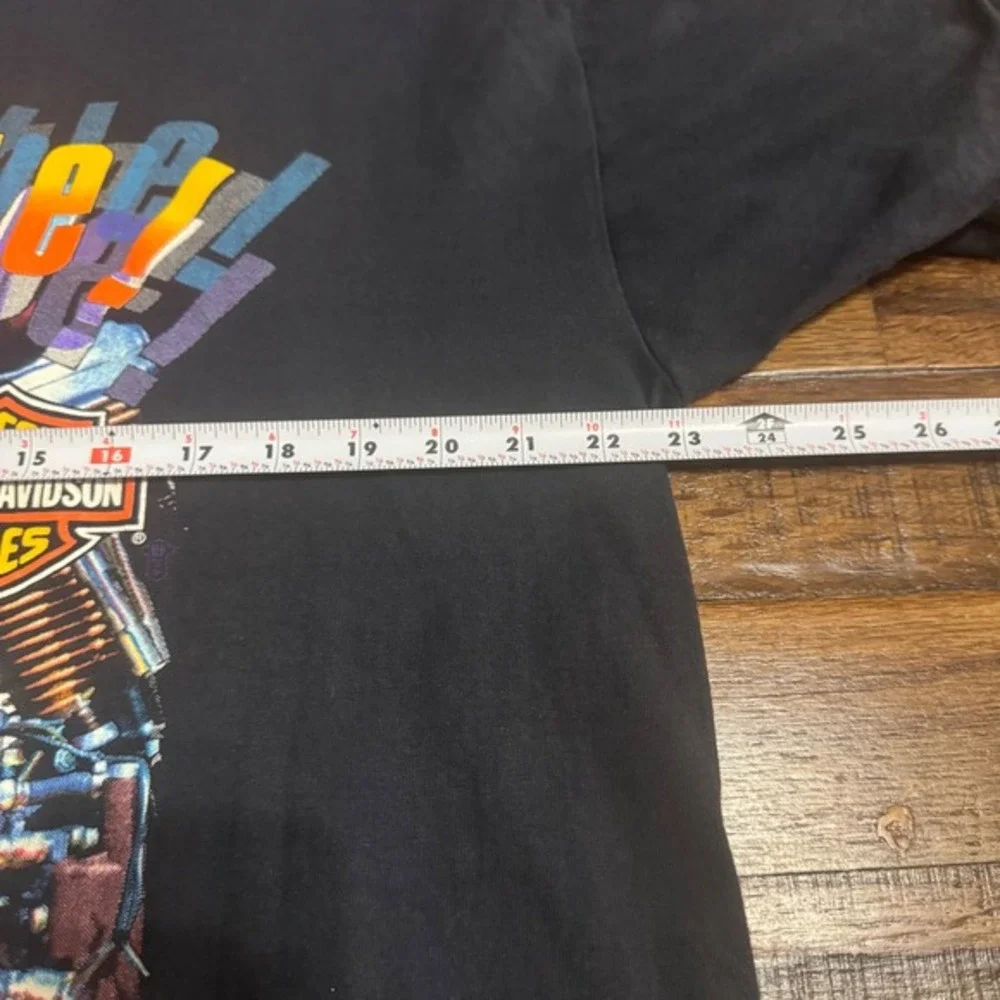 Vintage 80s Harley Davidson Start a Rumble‎ McCoy's Graphic T Shirt XX Large
